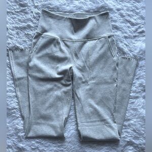 MTA Sport Women's Light Gray Wide Leg Pants